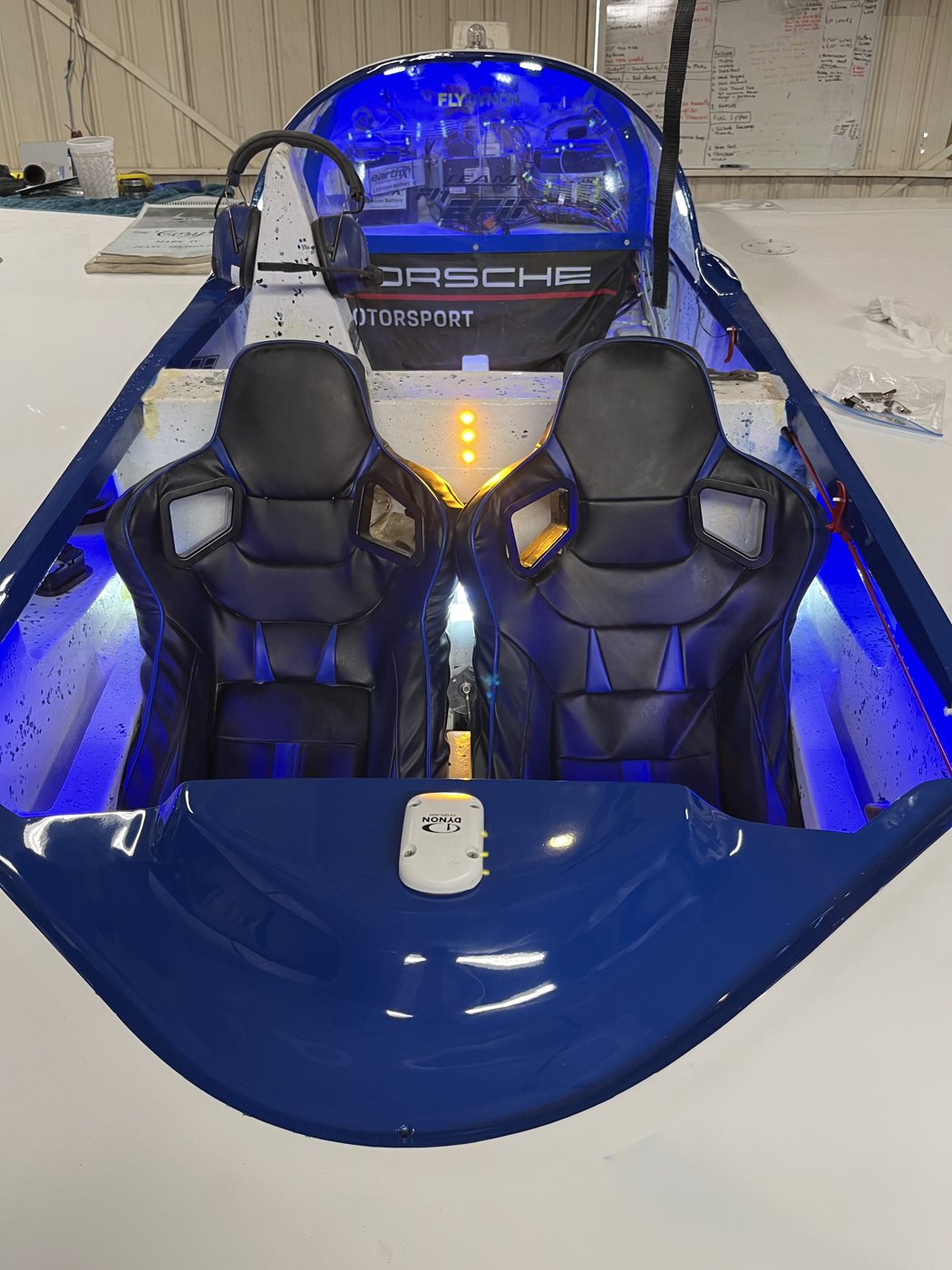 N541EX cockpit and seats