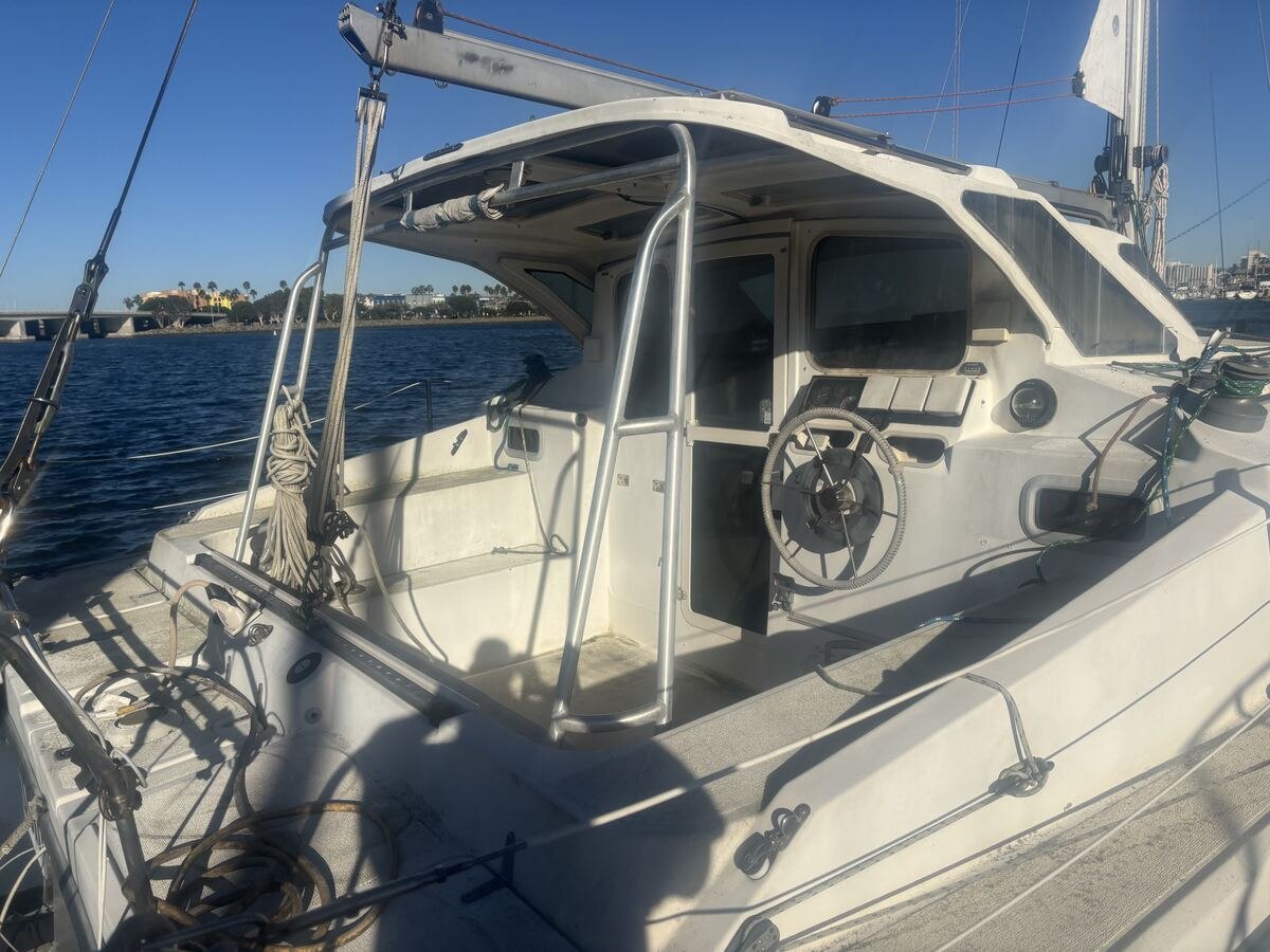 Under sail